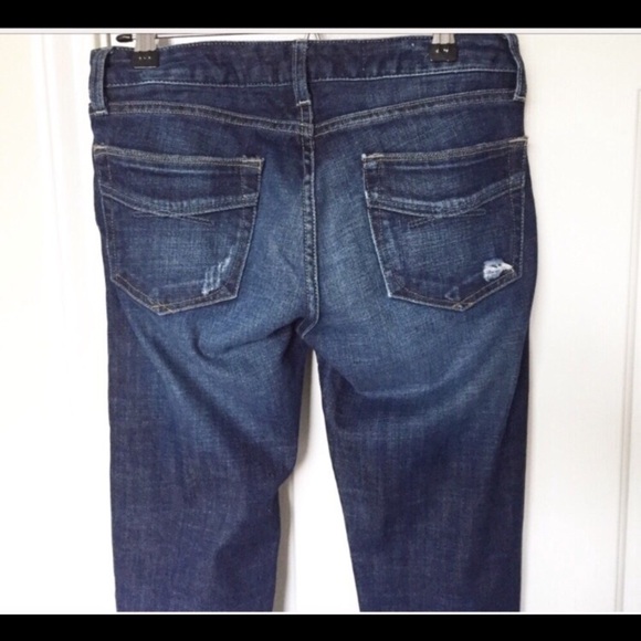 Gap 1969 Distressed Skinny Jeans Size 26 - Picture 4 of 6